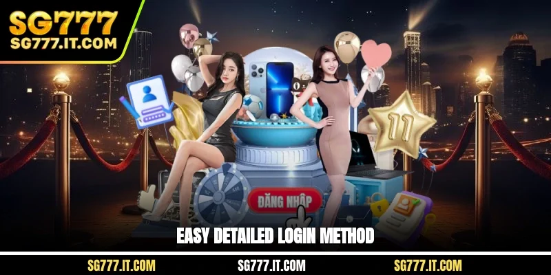 Easy detailed login method